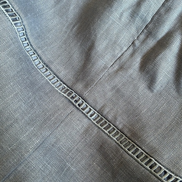 NEW Reformation Everett Linen Midi Dress Cornflower Blue | US 2 UK 6 - Picture 14 of 14